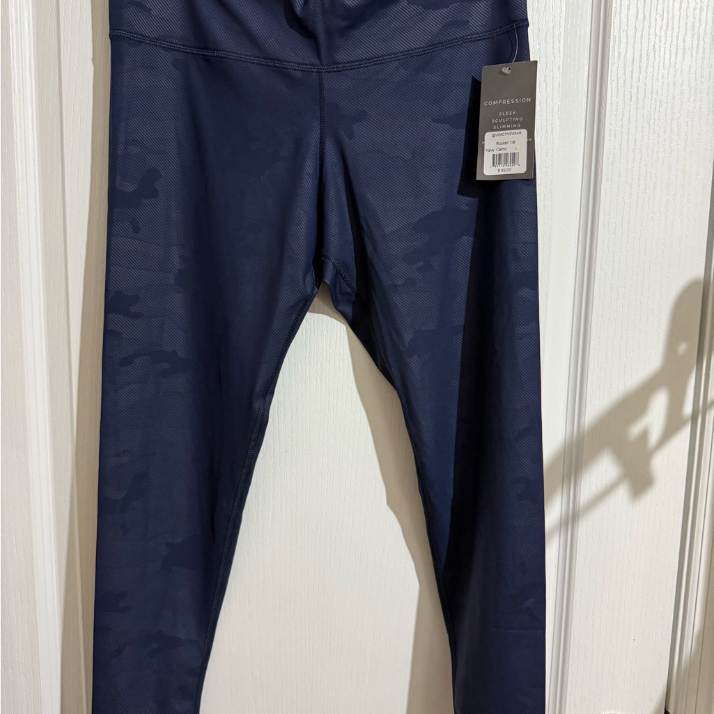 Stylish Blue Camouflage Leggings